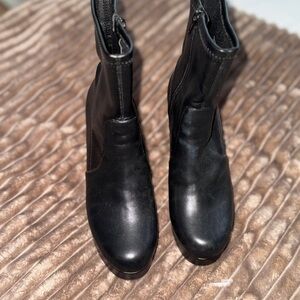 Madden Girl Black Ankle Booties with Side Zipper